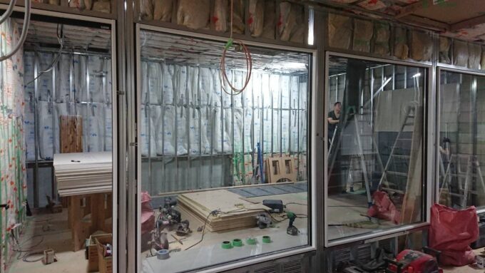 【Bスタジオ】着工から1ヶ月！断熱材入りましたの写真