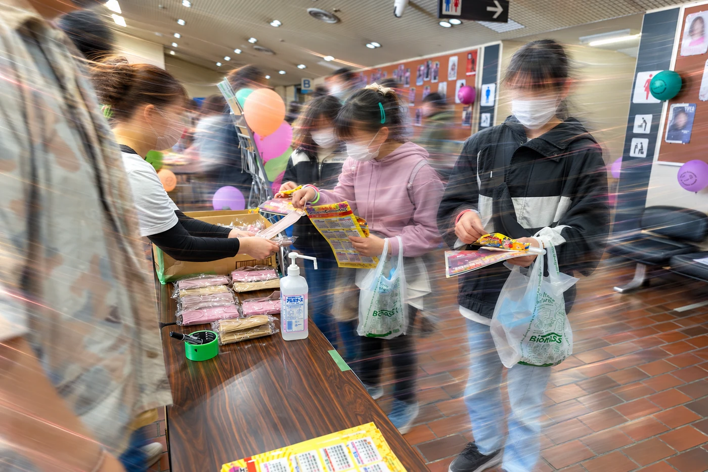 第4回・2022年。来場された皆様を迎える、受付の風景。